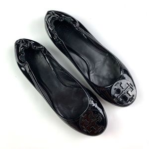 Tory Burch | Reva Patent Leather Elastic Flats
